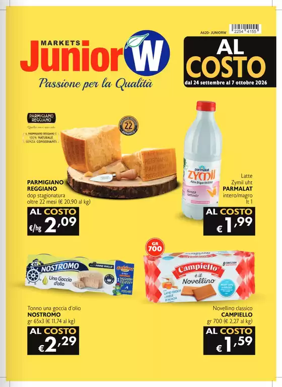 Volantino Junior W | Al costo | 2026-09-24T00:00:00.000Z - 2026-10-07T00:00:00.000Z
