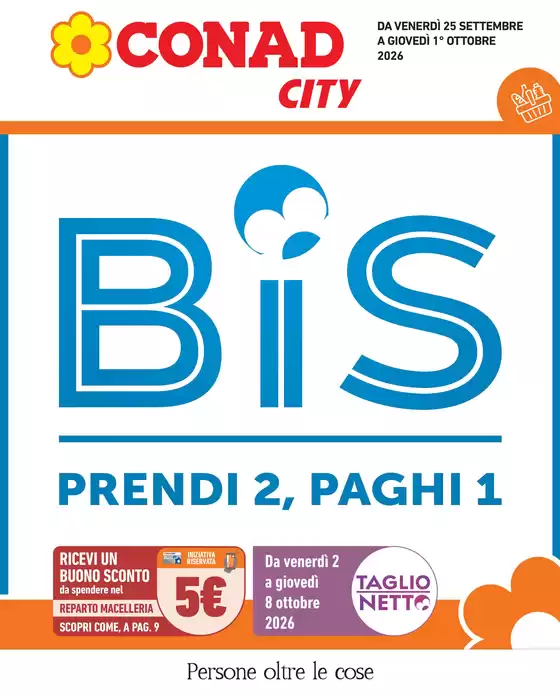 Volantino Conad City a Castro | BIS | 2026-09-25T00:00:00.000Z - 2026-10-01T00:00:00.000Z
