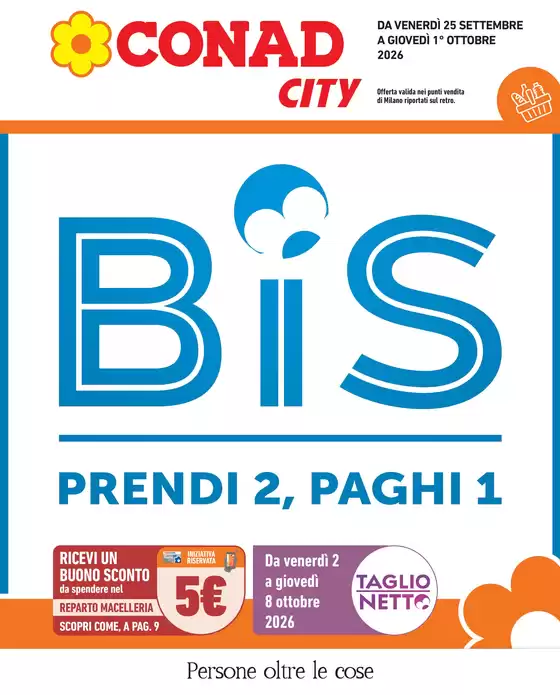 Volantino Conad City a Verano Brianza | BIS | 2026-09-25T00:00:00.000Z - 2026-10-01T00:00:00.000Z