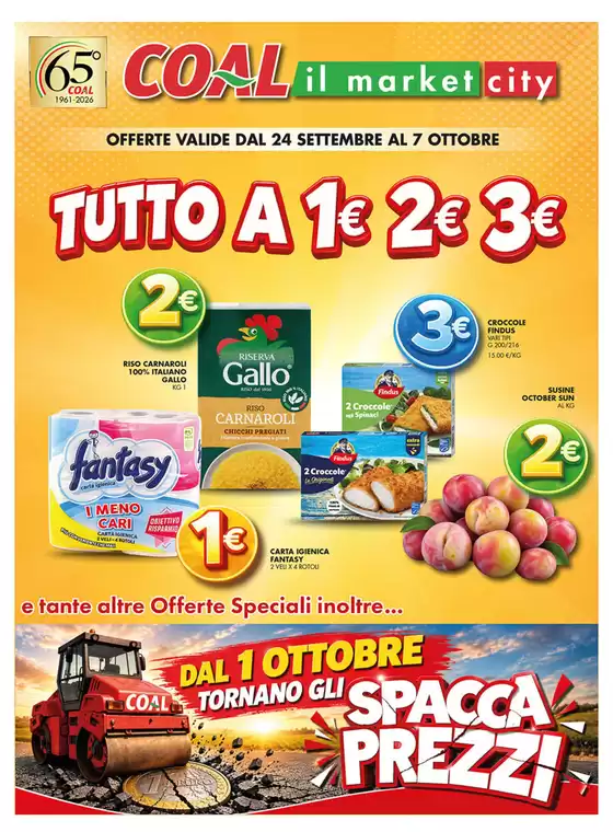 Volantino Coal a Mozzanica | Coal il market | 2026-09-24T00:00:00.000Z - 2026-10-07T00:00:00.000Z