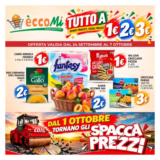 Volantino Eccomi a Mozzanica | Eccomi Plus! | 2026-09-24T00:00:00.000Z - 2026-10-07T00:00:00.000Z