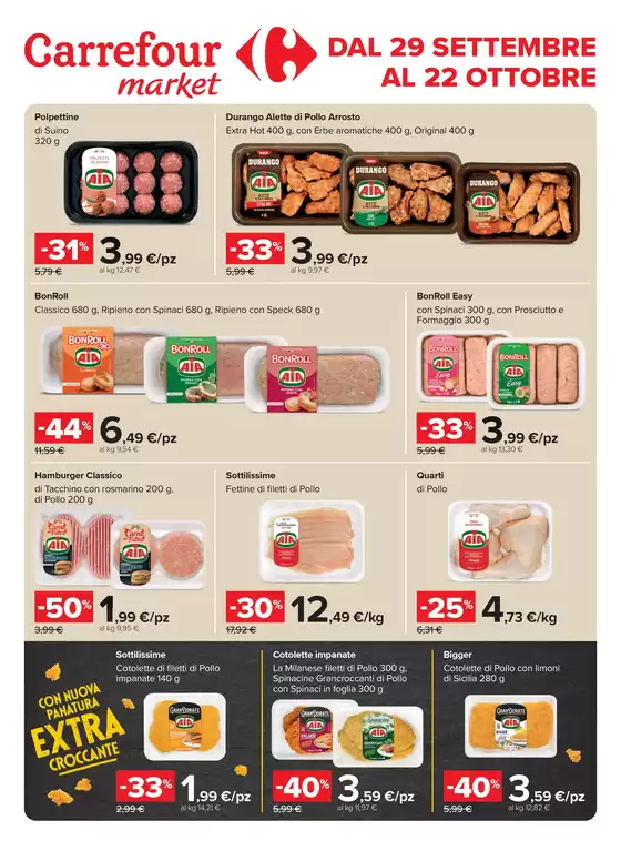 Volantino Carrefour Market | Speciale Aia | 2026-09-29T00:00:00.000Z - 2026-10-22T00:00:00.000Z