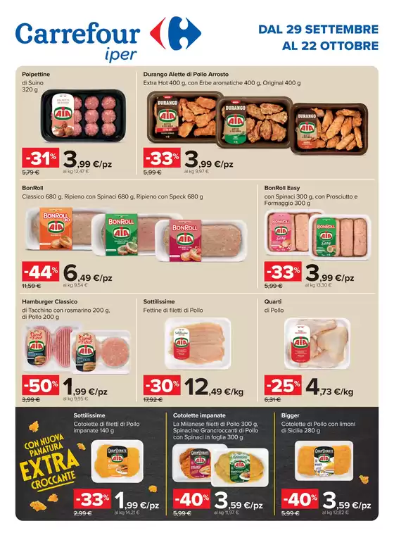 Volantino Carrefour Ipermercati | Speciale Aia | 2026-09-29T00:00:00.000Z - 2026-10-22T00:00:00.000Z