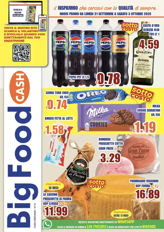Volantino Superfood a Ceccano | NUOVE PROMO DA LUNEDÌ 21 SETTEMBRE A SABATO 3 OTTOBRE 2026 | 2026-09-21T00:00:00.000Z - 2026-10-03T00:00:00.000Z