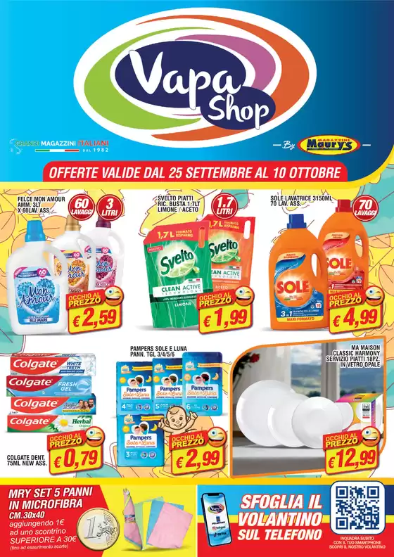Volantino Vapashop a Padova | Offerte valide dal 25 settembe al 10 ottobre | 2026-09-25T00:00:00.000Z - 2026-10-10T00:00:00.000Z