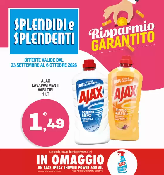 Volantino Splendidi e Splendenti a Palermo | Risparmio garantito | 2026-09-23T00:00:00.000Z - 2026-10-06T00:00:00.000Z