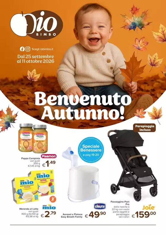 Volantino Io Bimbo a Arezzo | Benvenuto Autunno | 2026-09-25T00:00:00.000Z - 2026-10-11T00:00:00.000Z
