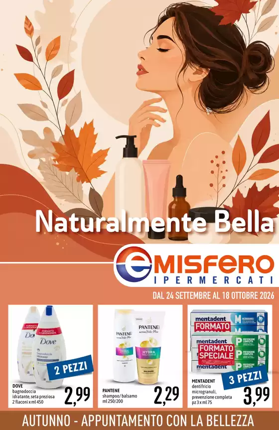 Volantino Emisfero | Naturalmente bella | 2026-09-24T00:00:00.000Z - 2026-10-18T00:00:00.000Z