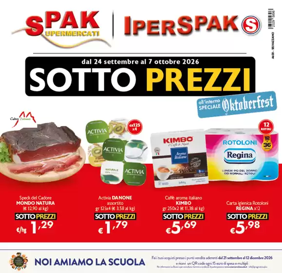 Volantino Spak a Oppido Lucano | Sottoprezzi | 2026-09-24T00:00:00.000Z - 2026-10-07T00:00:00.000Z