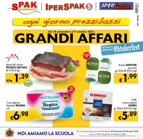 Volantino IperSpak | Grandi affari | 2026-09-24T00:00:00.000Z - 2026-12-12T00:00:00.000Z