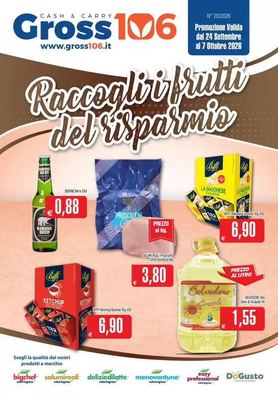 Volantino Gross 106 a Besana in Brianza | Raccogli i frutti del risparmio | 2026-09-24T00:00:00.000Z - 2026-10-07T00:00:00.000Z
