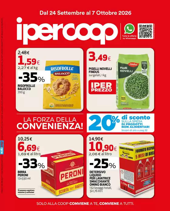 Volantino Ipercoop | Grandi Marche Coop | 2026-09-24T00:00:00.000Z - 2026-10-07T00:00:00.000Z