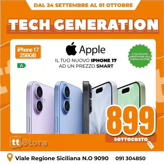 Volantino TT Store a Pieve Emanuele | Tech generation | 2026-09-24T00:00:00.000Z - 2026-10-01T00:00:00.000Z