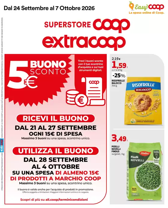 Volantino Extracoop | Grandi Marche Coop | 2026-09-24T00:00:00.000Z - 2026-10-07T00:00:00.000Z