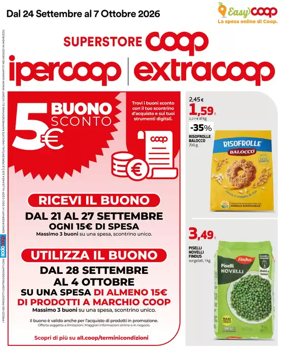 Volantino Extracoop a Modena | Grandi Marche Coop | 2026-09-24T00:00:00.000Z - 2026-10-07T00:00:00.000Z