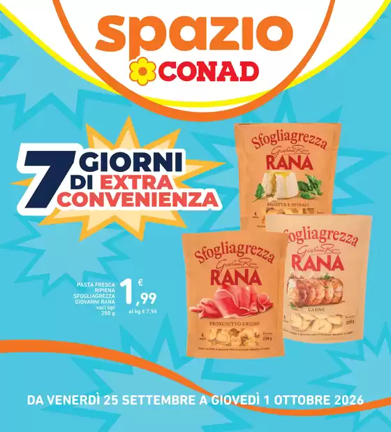 Volantino Spazio Conad a Martis | 7 giorni di extra convenienza | 2026-09-25T00:00:00.000Z - 2026-10-01T00:00:00.000Z