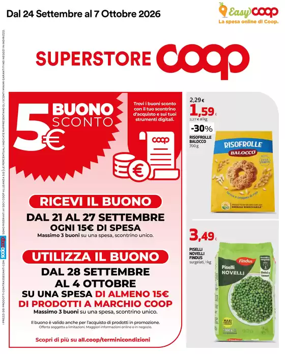 Volantino Superstore Coop a Mestre | Grandi Marche Coop | 2026-09-24T00:00:00.000Z - 2026-10-07T00:00:00.000Z