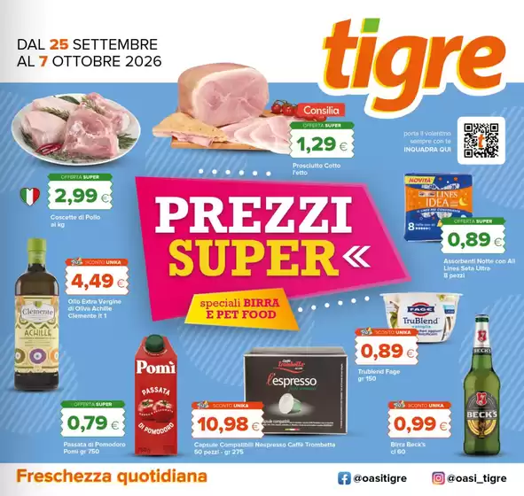 Volantino Tigre | Prezzi super | 2026-09-25T00:00:00.000Z - 2026-10-07T00:00:00.000Z