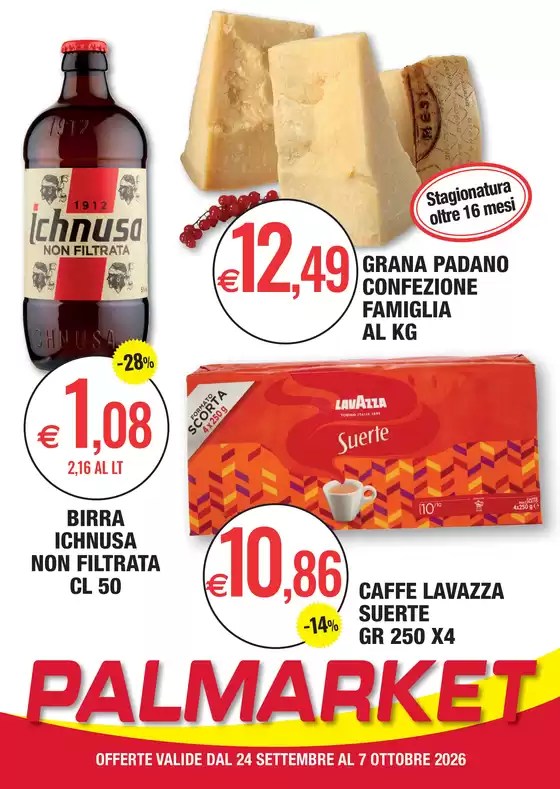 Volantino Palmarket | Offerte valide | 2026-09-24T00:00:00.000Z - 2026-10-07T00:00:00.000Z