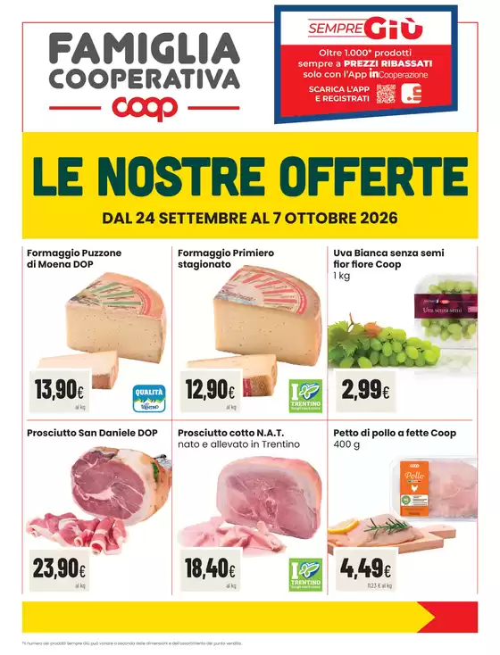 Volantino Coop | Le nostre offerte | 2026-09-24T00:00:00.000Z - 2026-10-07T00:00:00.000Z