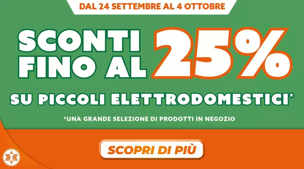 Volantino Radiogianni a Bernezzo | Sconti fino al 25% | 2026-09-24T00:00:00.000Z - 2026-10-04T00:00:00.000Z