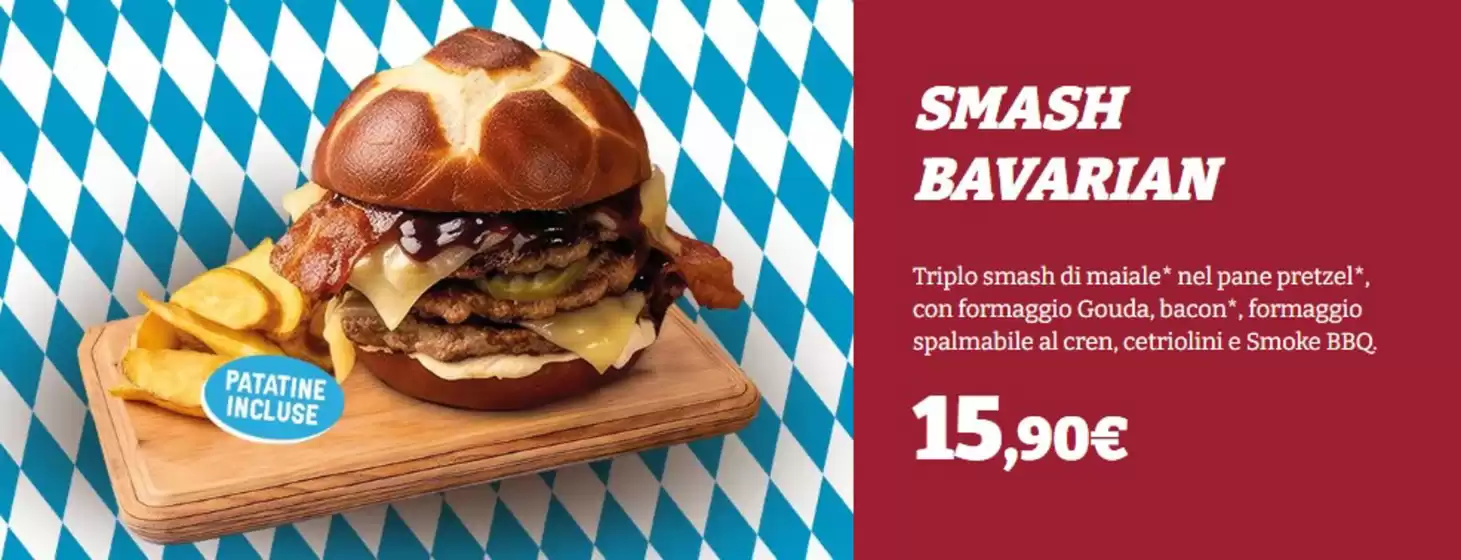 Volantino Roadhouse Restaurant a Casalecchio di Reno | Oktoberfest menu | 2026-09-24T00:00:00.000Z - 2026-10-04T00:00:00.000Z