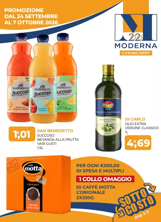 Volantino Moderna Cash a Capodrise | PROMOZIONE DAL 24 SETTEMBRE AL 7 OTTOBRE 2026 | 2026-09-24T00:00:00.000Z - 2026-10-07T00:00:00.000Z