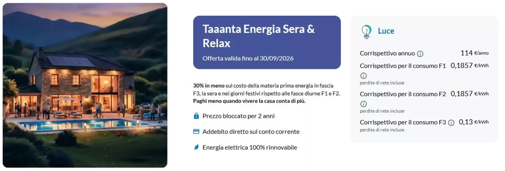 Volantino Engie a Cusano Mutri | Taaanta Energia Sera & Relax | 2026-09-24T00:00:00.000Z - 2026-09-30T00:00:00.000Z