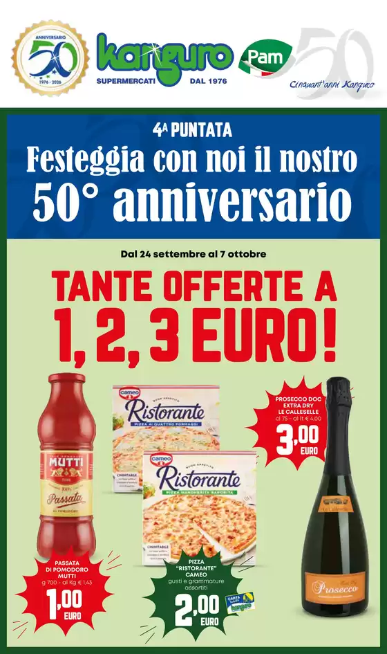 Volantino Kanguro | Tante offerte a 1,2,3 euro! | 2026-09-24T00:00:00.000Z - 2026-10-07T00:00:00.000Z