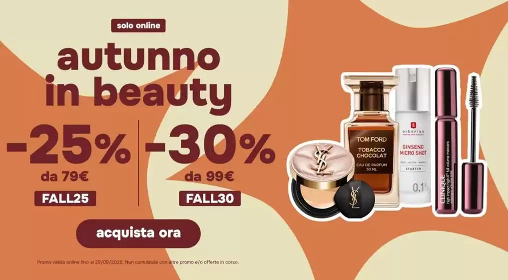 Volantino Beauty Star a Breganze | Autunno in beauty | 2026-09-24T00:00:00.000Z - 2026-09-29T00:00:00.000Z