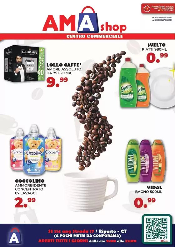 Volantino Amashop | Promozioni valide dal 25 settembre al 08 ottobre | 2026-09-25T00:00:00.000Z - 2026-10-08T00:00:00.000Z