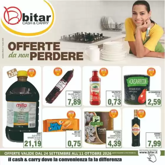 Volantino Bitar a Cento | Offerte da non perdere | 2026-09-24T00:00:00.000Z - 2026-10-11T00:00:00.000Z