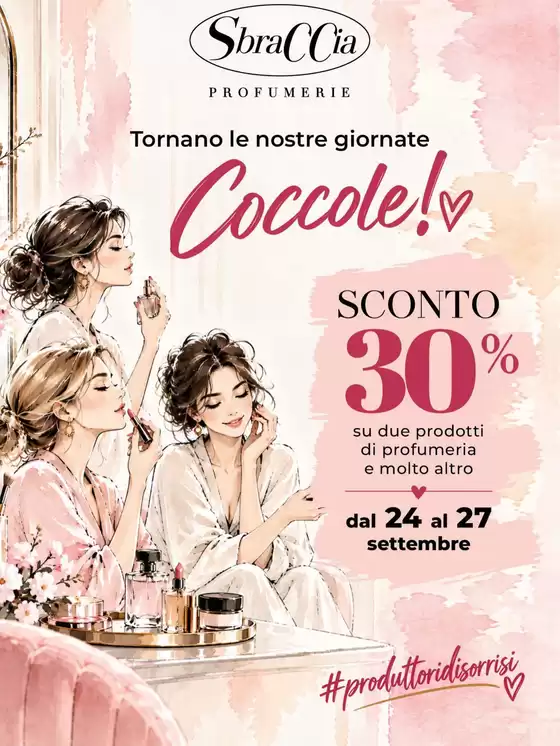 Volantino Profumerie Sbraccia a Pescara | Sconto 30% | 2026-09-24T00:00:00.000Z - 2026-09-27T00:00:00.000Z