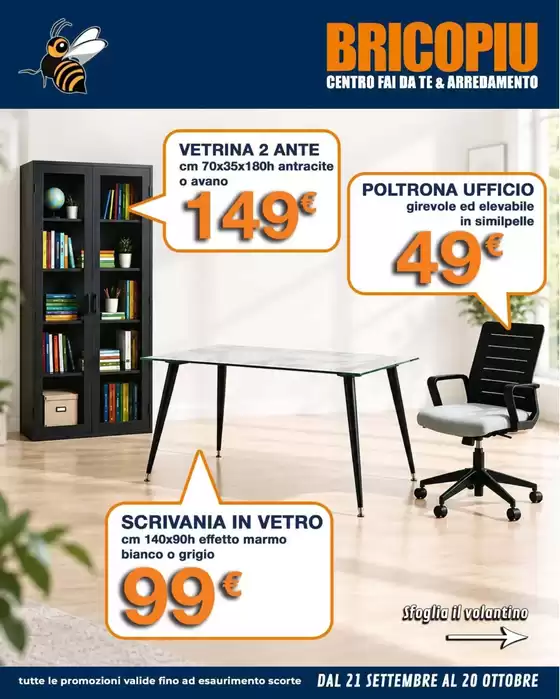 Volantino BricoPiù a Bondeno | Offerte | 2026-09-21T00:00:00.000Z - 2026-10-20T00:00:00.000Z