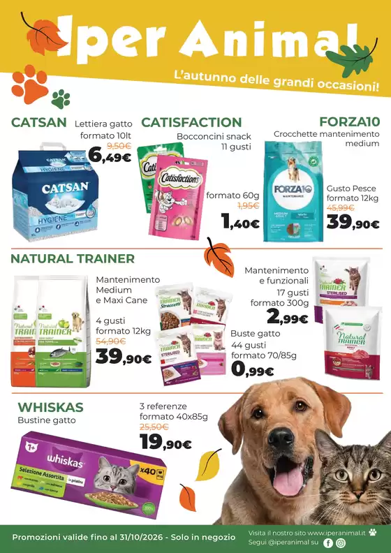 Volantino Iper Animal a Portici | Volantino SETTEMBRE26 def compressed 1 | 2026-09-19T00:00:00.000Z - 2026-10-31T00:00:00.000Z