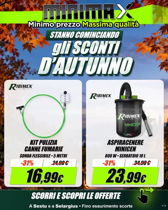 Volantino Minimax a Bondeno | Gli sconti d'autunno | 2026-09-25T00:00:00.000Z - 2026-10-08T00:00:00.000Z