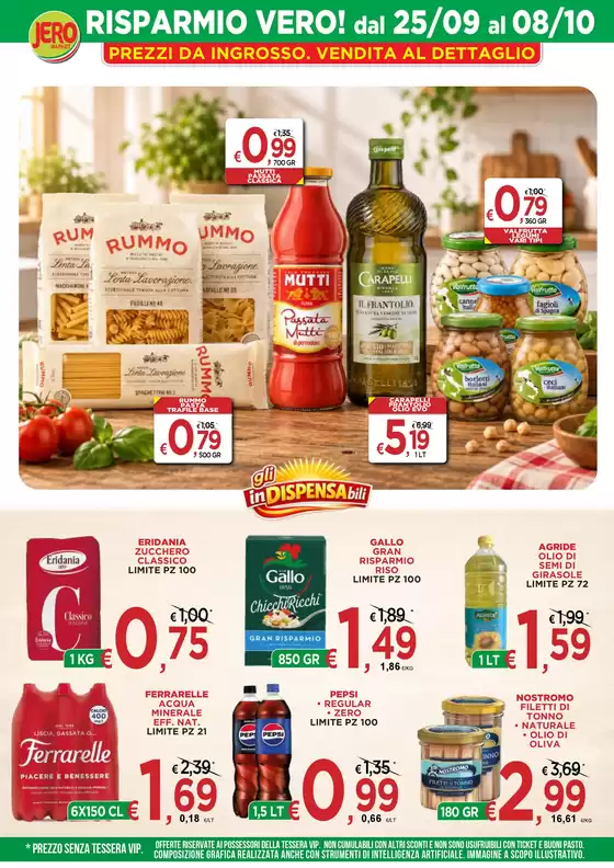Volantino Jero Market | Risparmio vero! | 2026-09-25T00:00:00.000Z - 2026-10-08T00:00:00.000Z