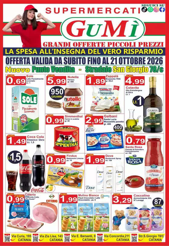 Volantino GuMì Supermercati a Foggia | Grandi offerte piccoli prezzi | 2026-09-25T00:00:00.000Z - 2026-10-21T00:00:00.000Z