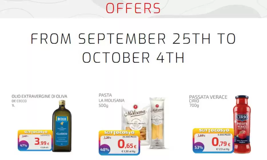 Volantino Gros Cidac a Baronissi | Offerte | 2026-09-25T00:00:00.000Z - 2026-10-04T00:00:00.000Z