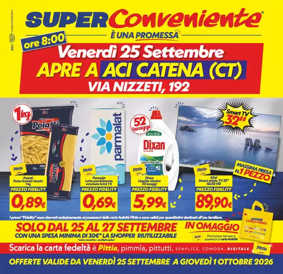 Volantino SuperConveniente a Lodi | Nuova apertura | 2026-09-25T00:00:00.000Z - 2026-10-01T00:00:00.000Z