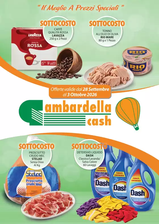 Volantino Gambardella Cash | Sottocosto | 2026-09-28T00:00:00.000Z - 2026-10-03T00:00:00.000Z