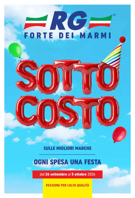 Volantino RG Supermarket | Sottocosto | 2026-09-26T00:00:00.000Z - 2026-10-05T00:00:00.000Z
