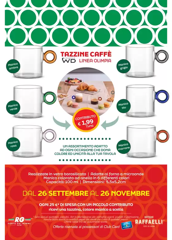Volantino RG Supermarket | Tazzine caffe | 2026-09-26T00:00:00.000Z - 2026-11-26T00:00:00.000Z