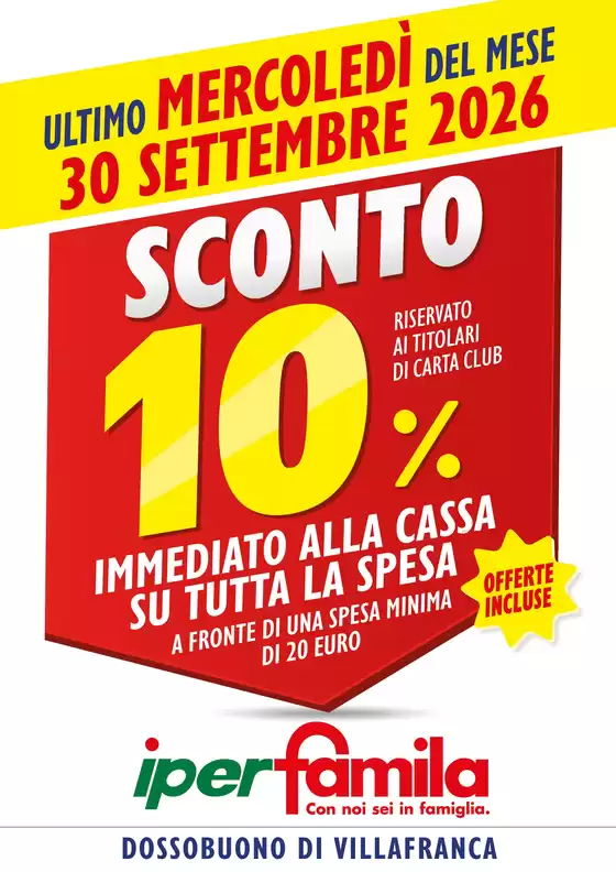 Volantino Iperfamila | SCONTO 10% | 2026-09-30T00:00:00.000Z - 2026-09-30T00:00:00.000Z
