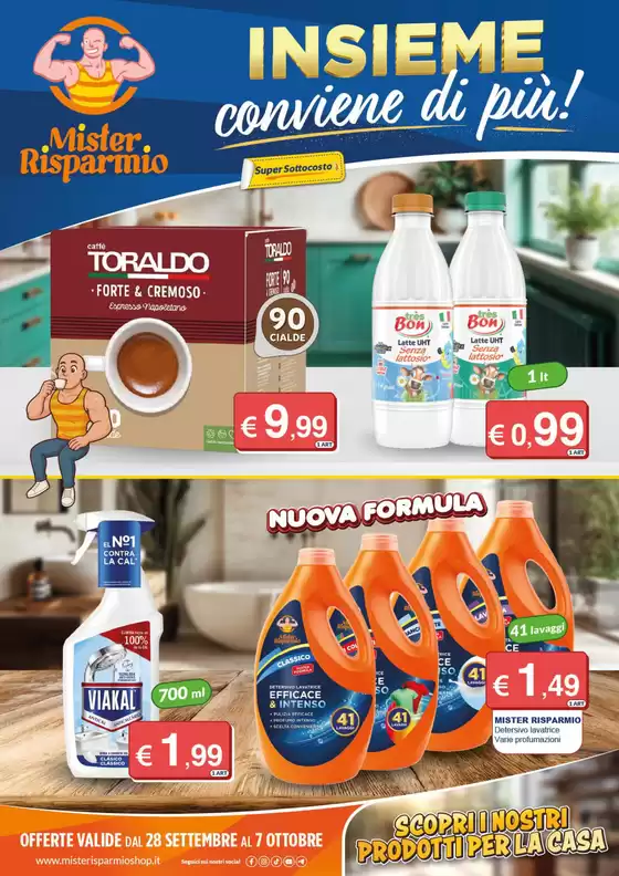 Volantino Mister Risparmio | Insieme conviene di piu! | 2026-09-26T00:00:00.000Z - 2026-10-07T00:00:00.000Z