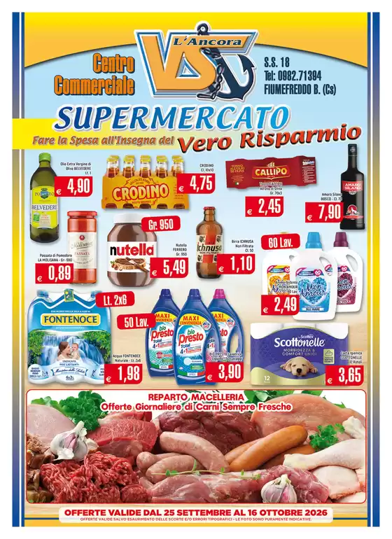 Volantino VS L'Ancora a Rivarolo Canavese | Vero risparmio | 2026-09-28T00:00:00.000Z - 2026-10-16T00:00:00.000Z