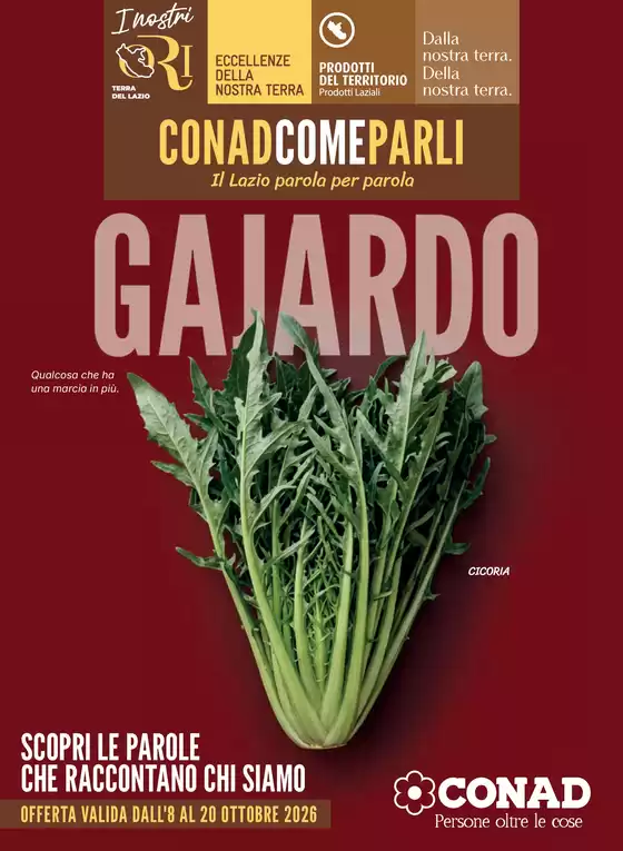 Volantino Conad a Mezzago | Gajardo | 2026-10-08T00:00:00.000Z - 2026-10-20T00:00:00.000Z