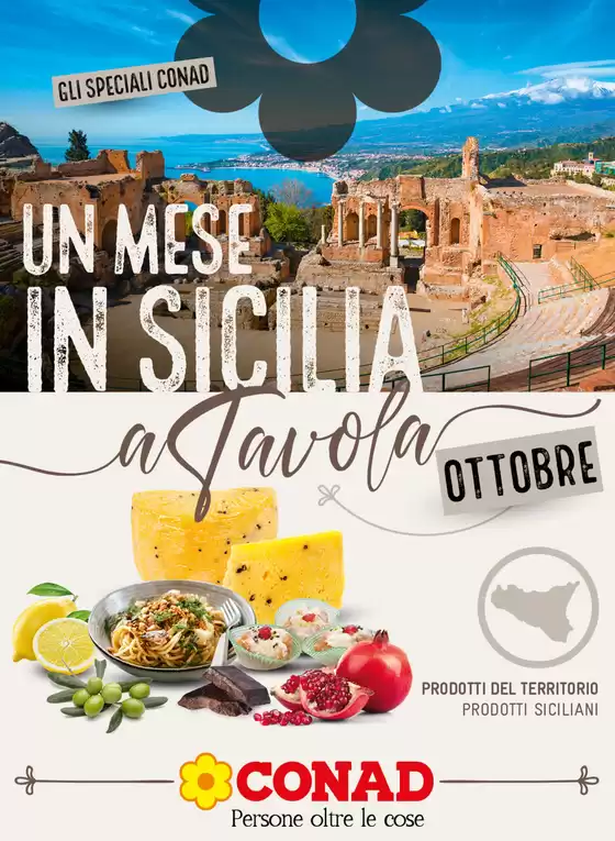 Volantino Conad a Pozzallo | Un mese in Sicilia | 2026-09-30T00:00:00.000Z - 2026-10-31T00:00:00.000Z