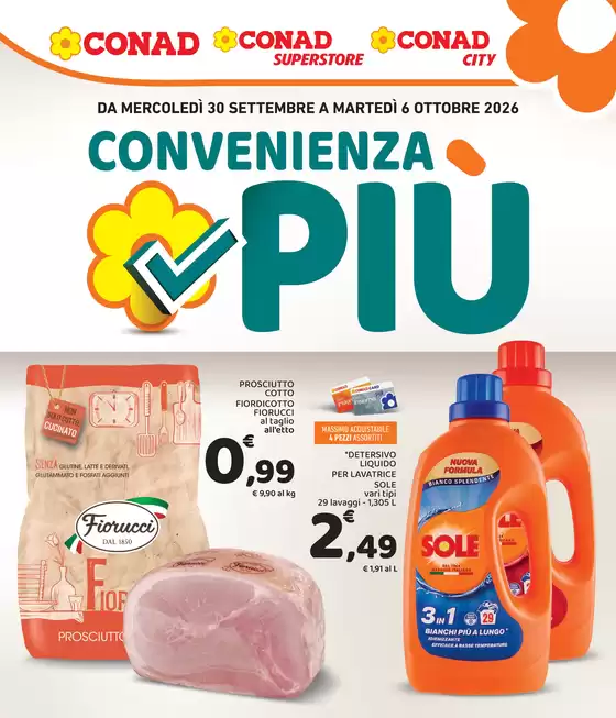 Volantino Conad City a Soverato | Convenienza Più | 2026-09-30T00:00:00.000Z - 2026-10-06T00:00:00.000Z