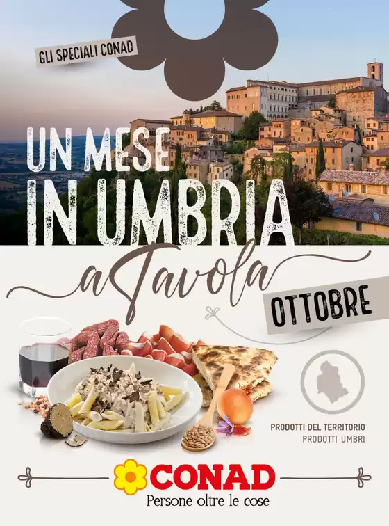 Volantino Spazio Conad | Un Mese in Umbria | 2026-09-30T00:00:00.000Z - 2026-10-31T00:00:00.000Z